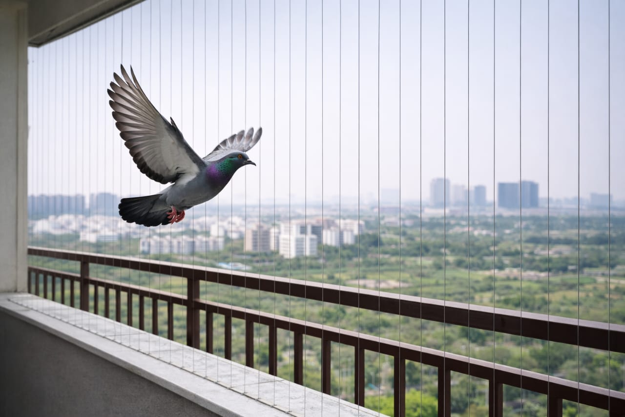 Bird Protection Invisible Grills